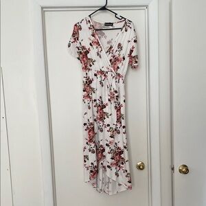 Floral Wrap Dress